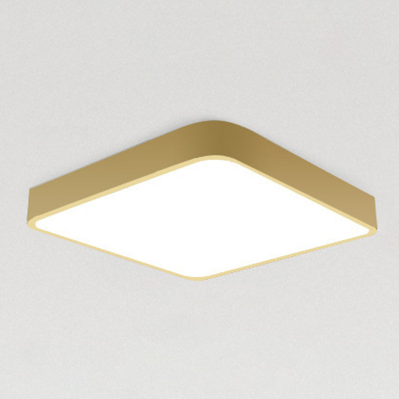 Flush moderne Mont Ceiling Fixture Éclairage Acrylique Montage