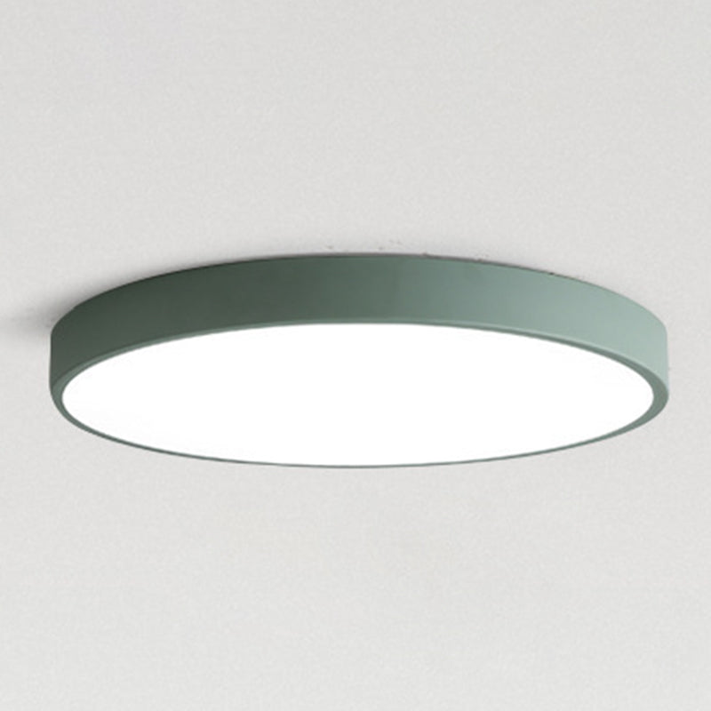 Flush moderne Mont Ceiling Fixture Éclairage Acrylique Montage