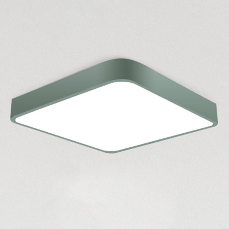 Flush moderne Mont Ceiling Fixture Éclairage Acrylique Montage