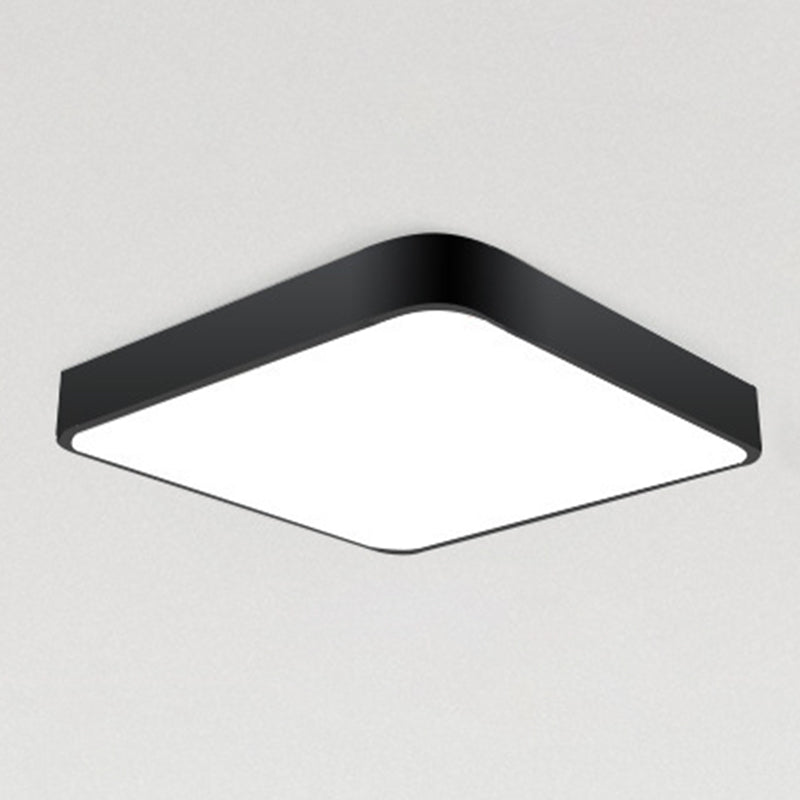 Flush moderne Mont Ceiling Fixture Éclairage Acrylique Montage