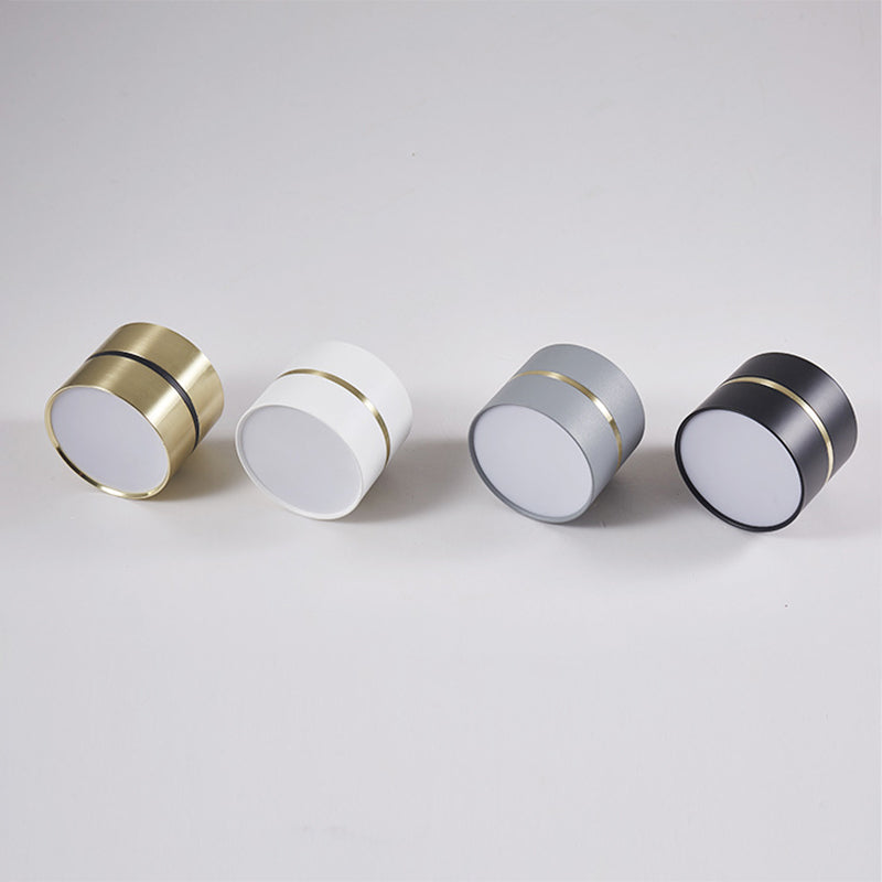 Modern Minimalist Metal Flush Mount Plafond Lamp Cilinder Shape LED Flush Mount Lighting voor slaapkamer