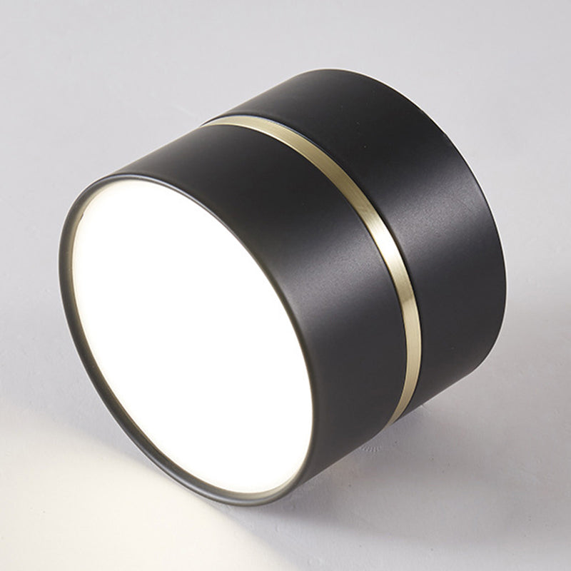 Modern Minimalist Metal Flush Mount Plafond Lamp Cilinder Shape LED Flush Mount Lighting voor slaapkamer