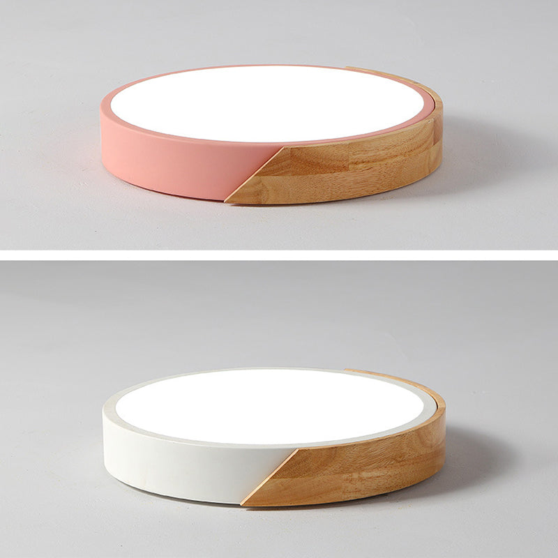 Circular Flush Mount Light Fixtures Modern Acrylic Flush Mount Lamp