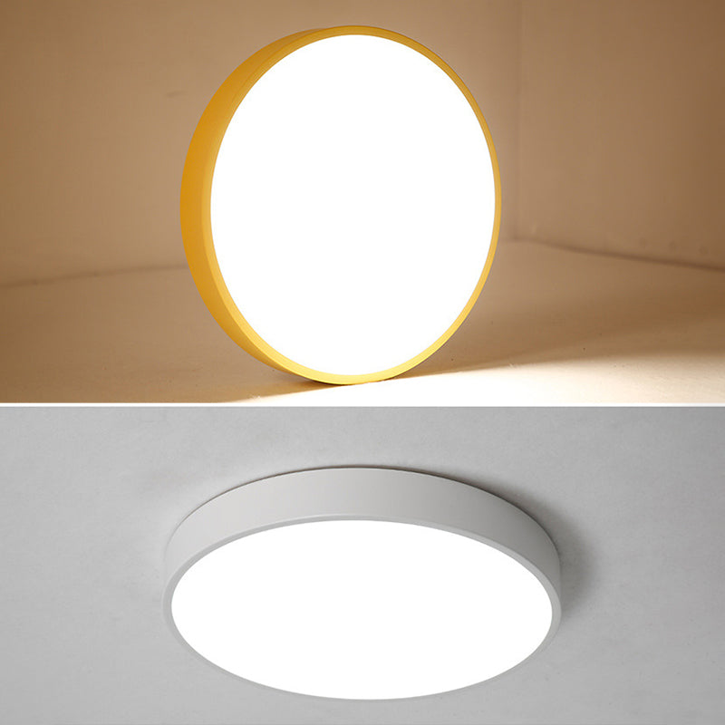 Circulaire acrylique Flush Mount Light Fixtures Modern Flush Mount Lamp