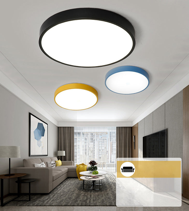 Circulaire acrylique Flush Mount Light Fixtures Modern Flush Mount Lamp