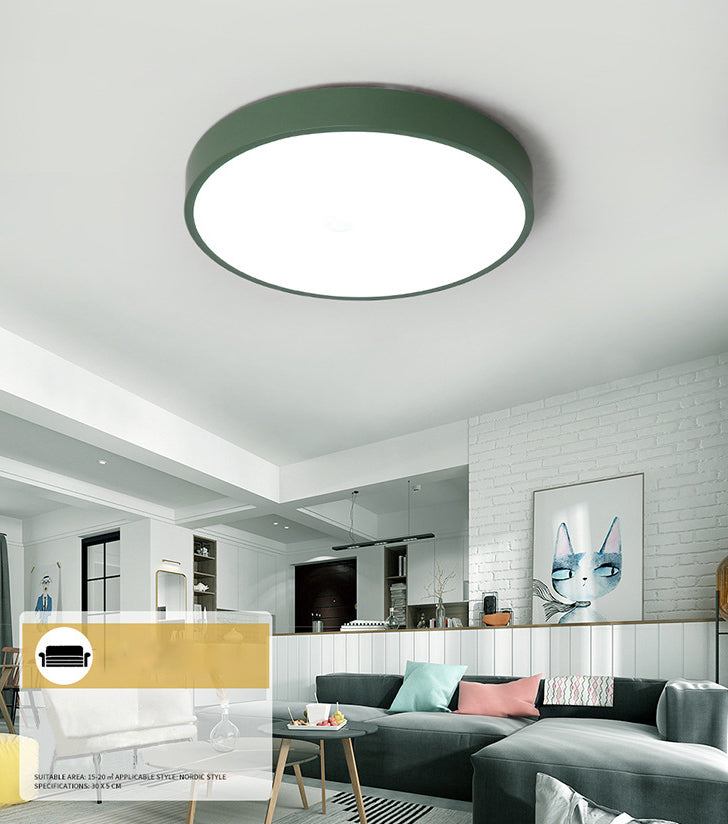 Circulaire acrylique Flush Mount Light Fixtures Modern Flush Mount Lamp