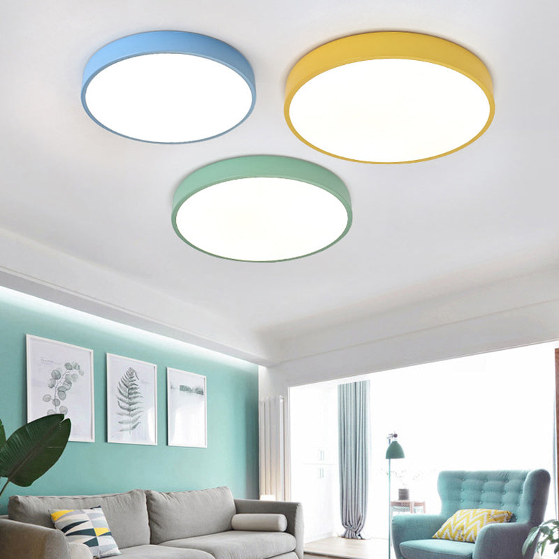Acrylic Circular Flush Mount Ceiling Lights Modern Flush Mount Lamp