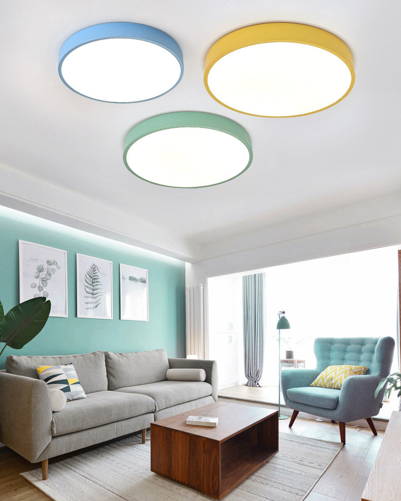 Acrylic Circular Flush Mount Ceiling Lights Modern Flush Mount Lamp