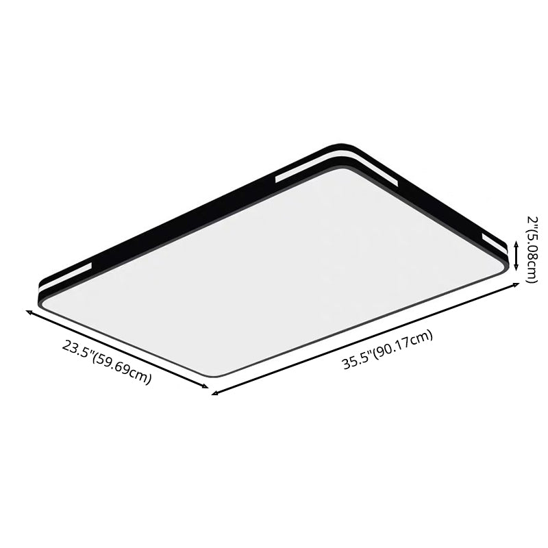 Modern Led Flush Mount Light Fixture Acrylic Flush Light