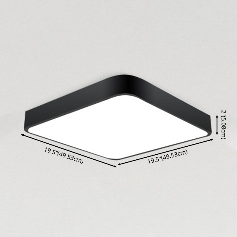 Modern Led Flush Mount Light Fixture Acrylic Flush Light