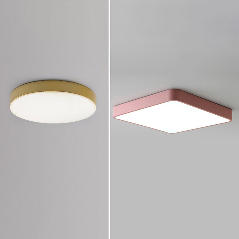 Modern Led Flush Mount Light Fixture Acrylic Flush Light