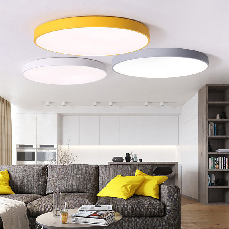 Modern Led Flush Mount Light Fixture Acrylic Flush Light