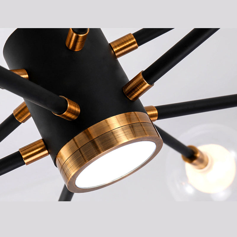 Transparent Glass Globe Shade Molecular Chandelier Spotlight Design Contemporary Simplicity Style Lighting Pendant