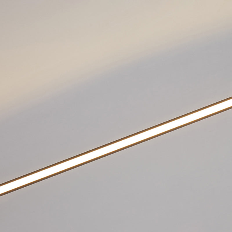 Eenvoud Staaf Gevormde Flush Mount Acryl hal slaapkamer LED flush plafond licht in zwart