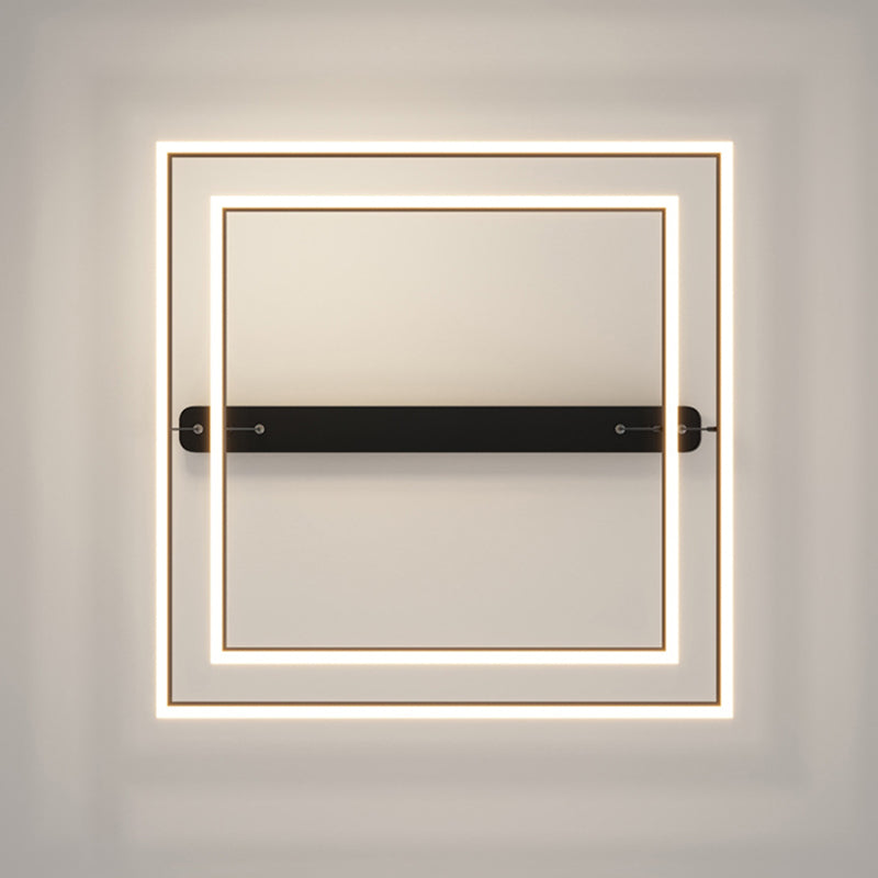 Moderne eenvoud hangende multi-tier kroonluchter hanglamp acryl plafondlampen armatuur voor restaurant