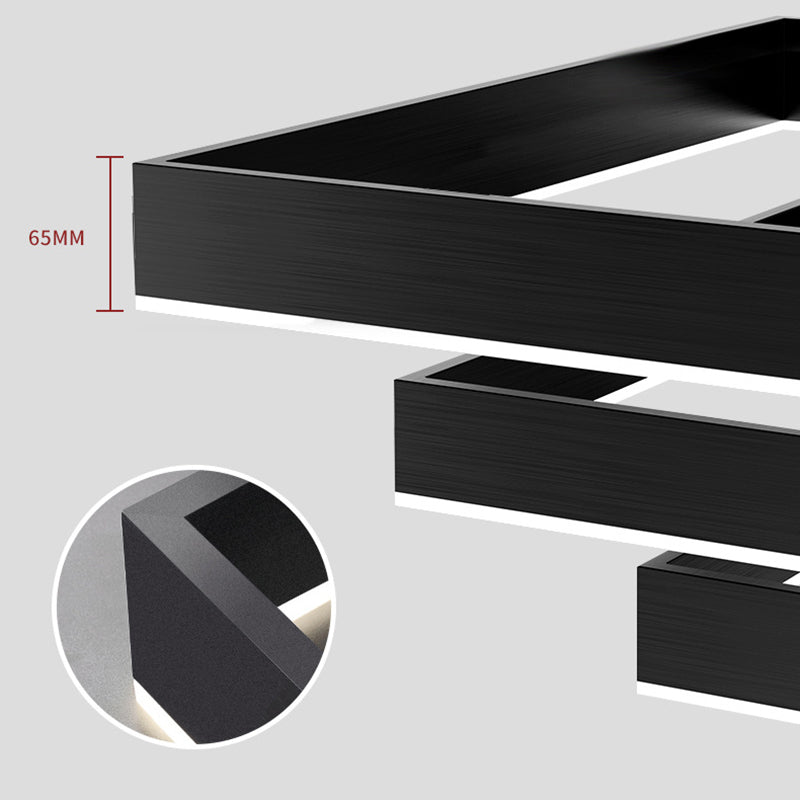 Simplicità Apparecchio di illuminazione a sospensione quadrata ACRILICA APPEGGIAMENTO APPEGGIAMENTO PER IL RISTORANTE