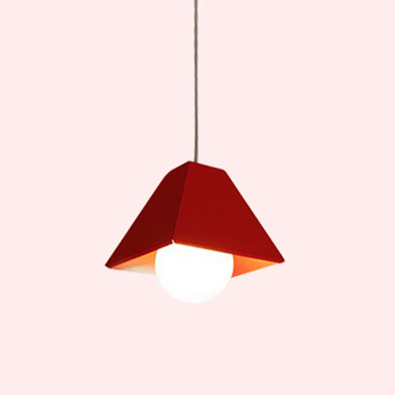 6.7 Inches Wide Macaroon Style Mini Pendant Light Contemporary Simplicity Colorful Hanging Light for Bar Restaurant