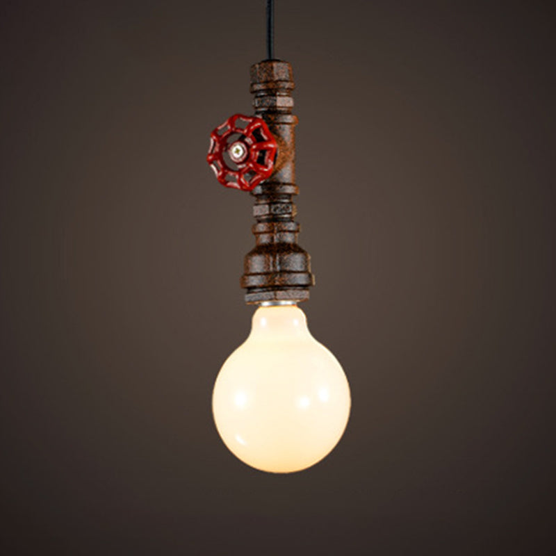 Industrial Exposed Bulb Multi-Pendant Chandelier Metal Chandelier Lights