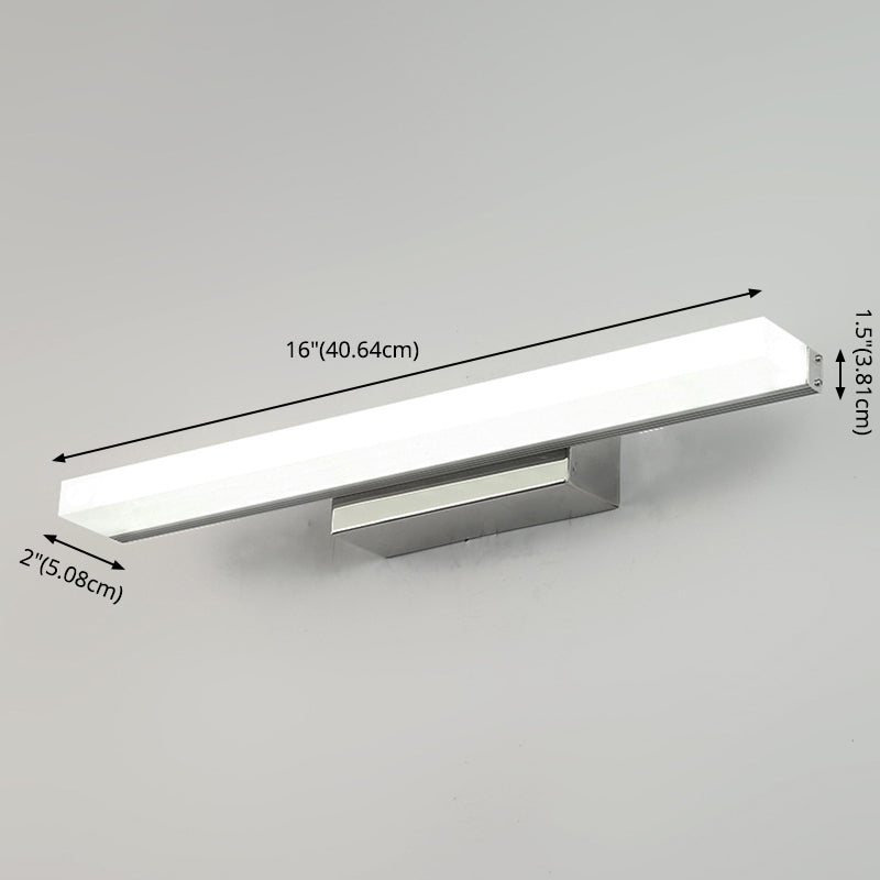 Modern Linear Vanity Wall Light Fixtures Acrylic Vanity Sconce
