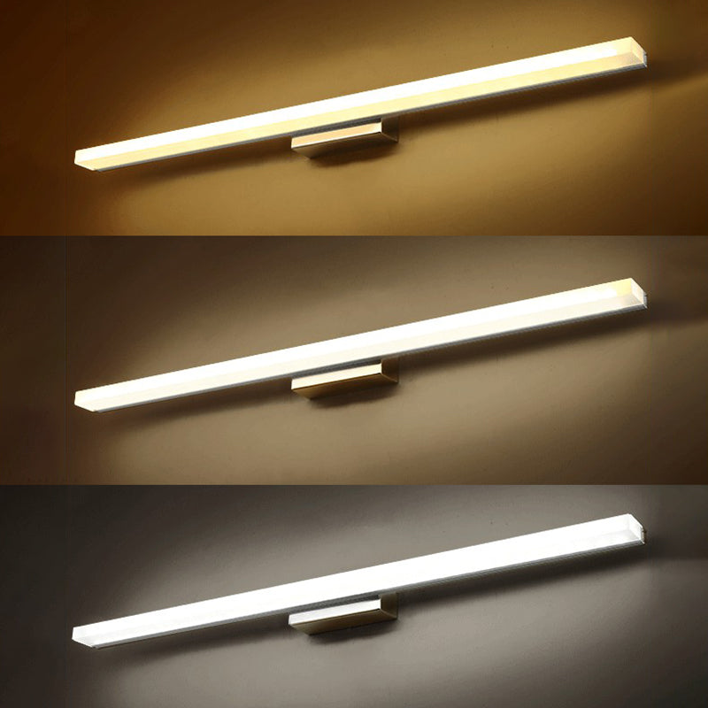 Modern Linear Vanity Wall Light Fixtures Acrylic Vanity Sconce