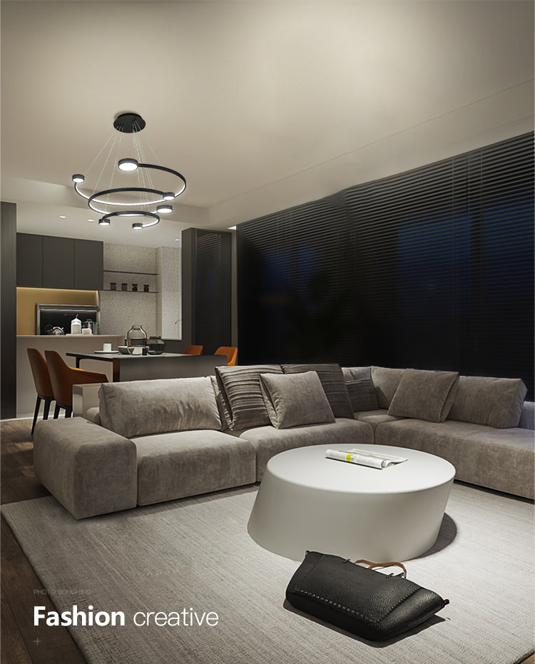 Multi-Layer Ceiling Pendant Light Modern Metal Hanging Lights