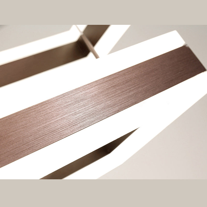 Moderne eenvoud hangende multi-tier kroonluchter hanglamp acryl plafondlampen armatuur voor restaurant