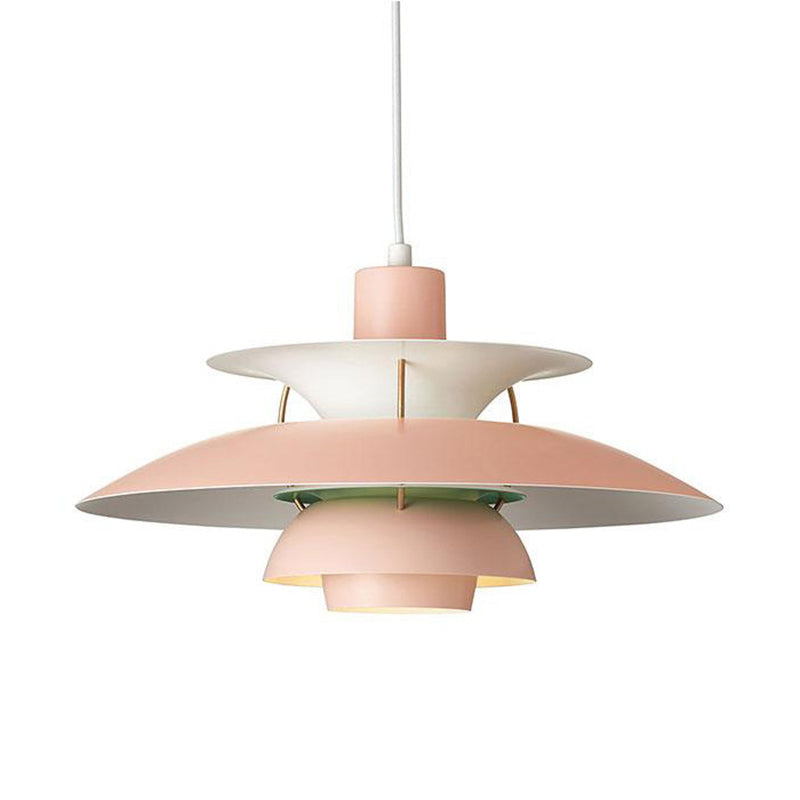 Modern Simplicity Geometric Hanging Pendnant Lamp Aluminum Hanging Pendant Lights for Restaurant