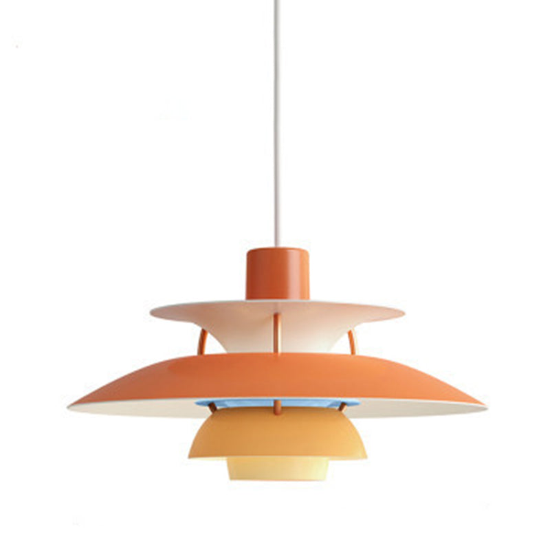 Modern Simplicity Geometric Hanging Pendnant Lamp Aluminum Hanging Pendant Lights for Restaurant