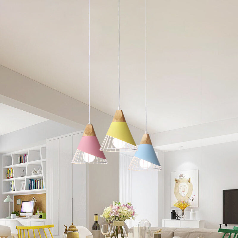 Simplicidad moderna colgada colgando lámpara pendnant luces colgantes colgantes de aluminio para restaurante