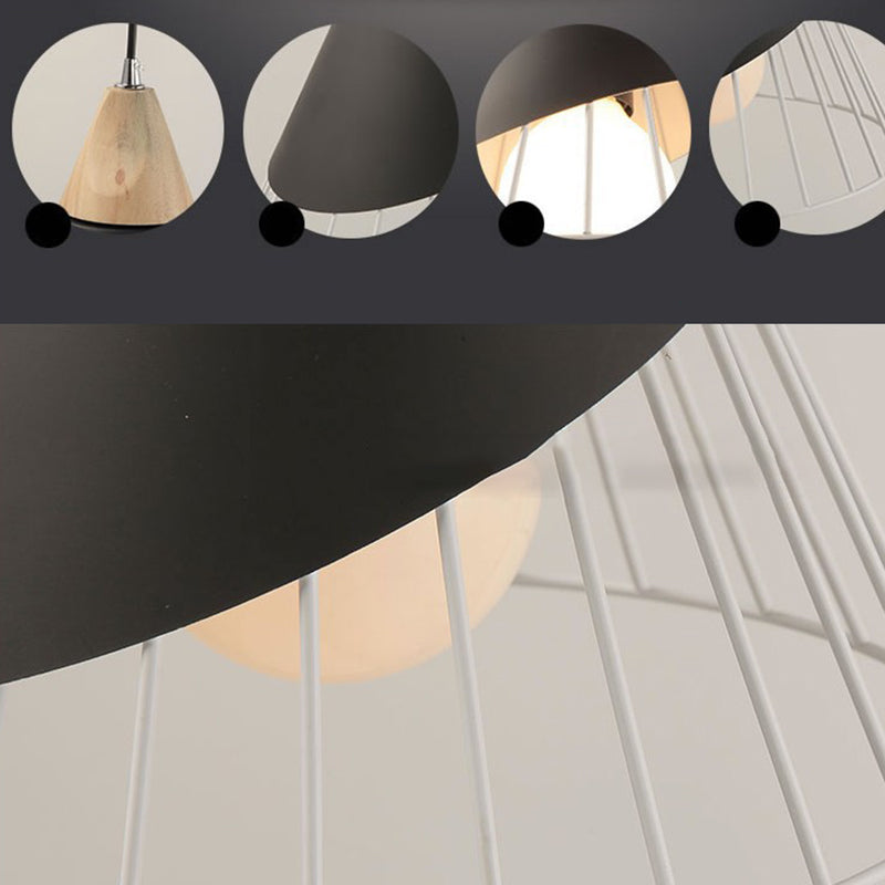 Simplicidad moderna colgada colgando lámpara pendnant luces colgantes colgantes de aluminio para restaurante