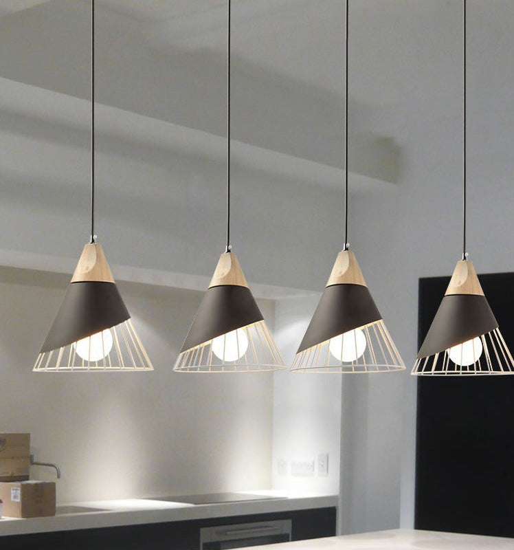 Simplicidad moderna colgada colgando lámpara pendnant luces colgantes colgantes de aluminio para restaurante