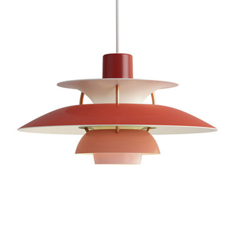 Modern Simplicity Geometric Hanging Pendnant Lamp Aluminum Hanging Pendant Lights for Restaurant