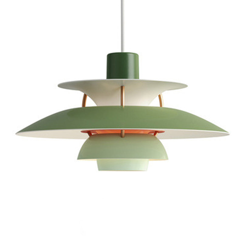 Modern Simplicity Geometric Hanging Pendnant Lamp Aluminum Hanging Pendant Lights for Restaurant