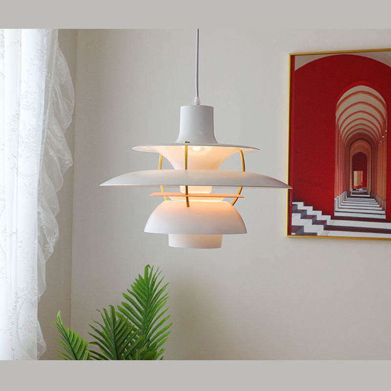 Modern Simplicity Geometric Hanging Pendnant Lamp Aluminum Hanging Pendant Lights for Restaurant