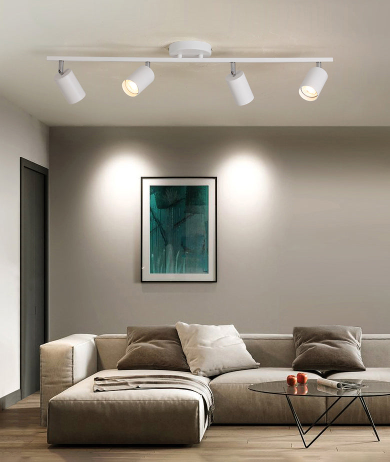 Nordic Ceiling Track Lighting Household Surface Mounted Downlight for Living Room Background Wall Cloakroom and Commercial Shop