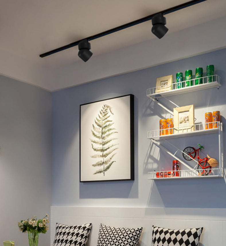 Nordische LED-Schienenbeleuchtungs-Sets, Schienentyp, Hintergrundwand, Wohnzimmer, Schlafzimmer, Verbraucher- und Gewerbegeschäft. Superheller Scheinwerfer