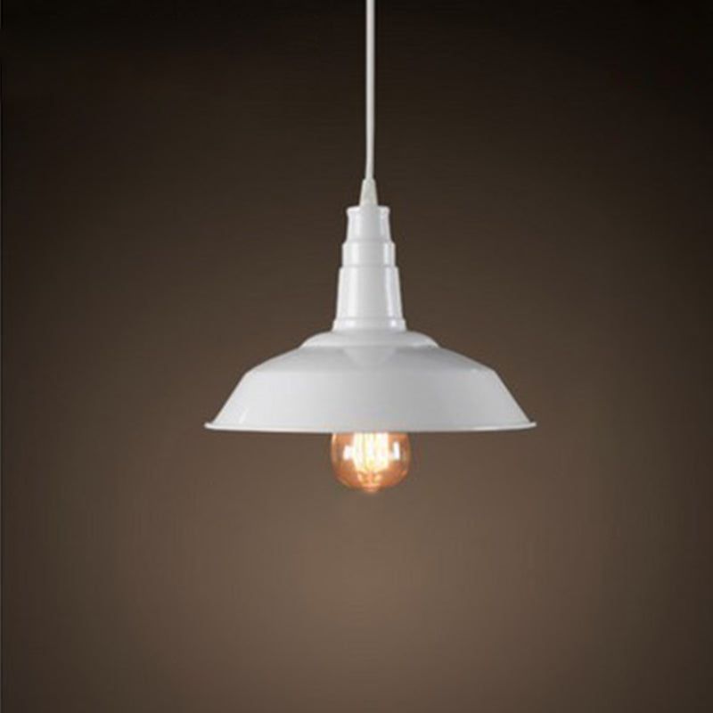 1 Lights Barn Hanging Light Fixtures Industrial Style Metal Ceiling Light for Restaurant