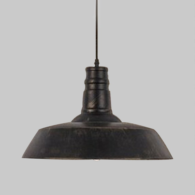 1 Lights Barn Hanging Light Fixtures Industrial Style Metal Ceiling Light for Restaurant