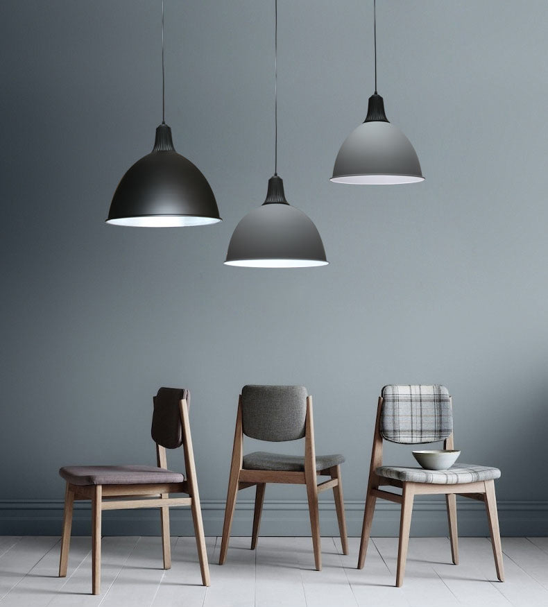 Contemporary Style Dome Pendant Light Kit Metal Dinning Room Hanging Pendant Lamp