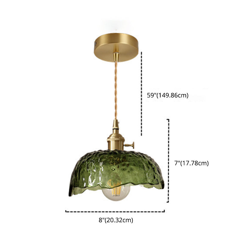 Schüsselglas hängende Leuchte zeitgenössischer Stil Hanges Anhänger Licht für Schlafzimmer