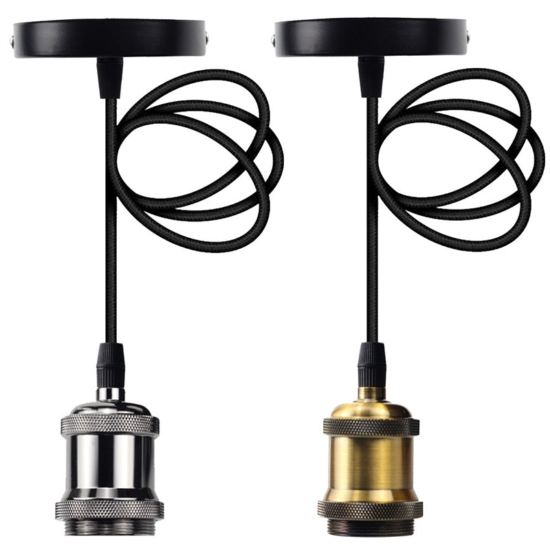 Retro Black Metal Cage Industrial Style Hanging Light 7.8" Wide Single Bulb Coffee Shop Lighting Pendant with 59" Adjustable Wire