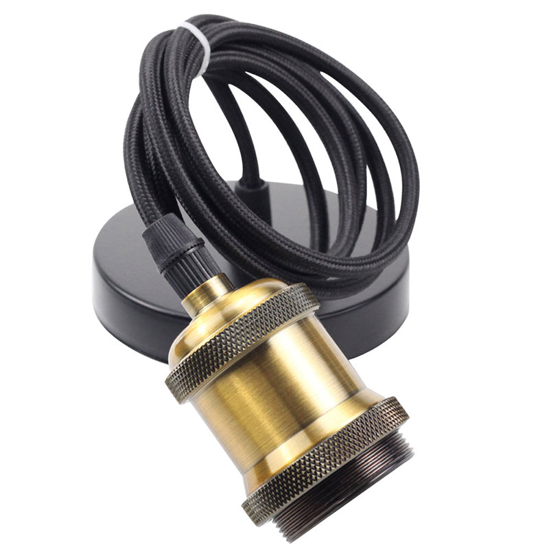 Retro Black Metal Cage Industrial Style Hanging Light 7.8" Wide Single Bulb Coffee Shop Lighting Pendant with 59" Adjustable Wire