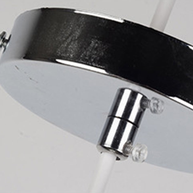 Milk White Glass Ball Pendant Modern Simplicity Style 1-Light Hanging Light for Bedroom