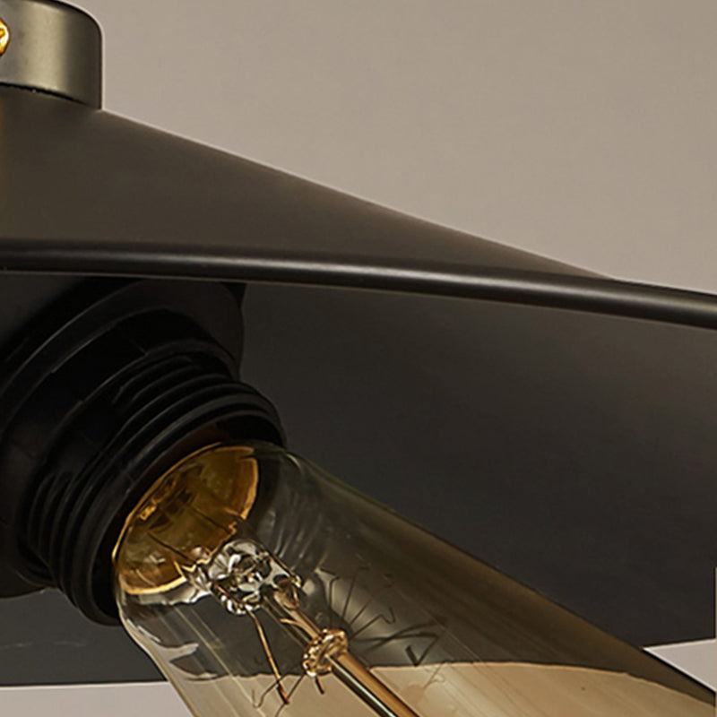 3 Lights Saucer hanglampen retro industrieel metalen plafondarmatuur voor coffeeshop