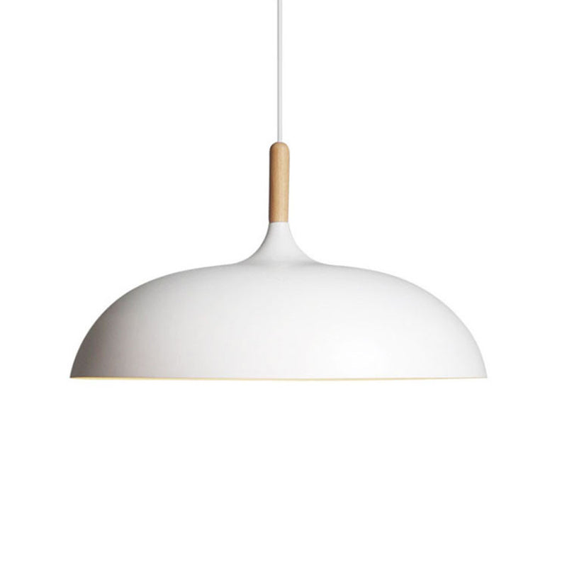 Dome Nordic Style Dome Luce appesa 13,7 "Opzione multi -colore larga Opzione in alluminio Apparecchiatura per il ristorante
