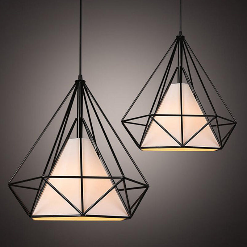 3-lichts geometrische multi hanger light armatuur industrieel metaal multi-pending