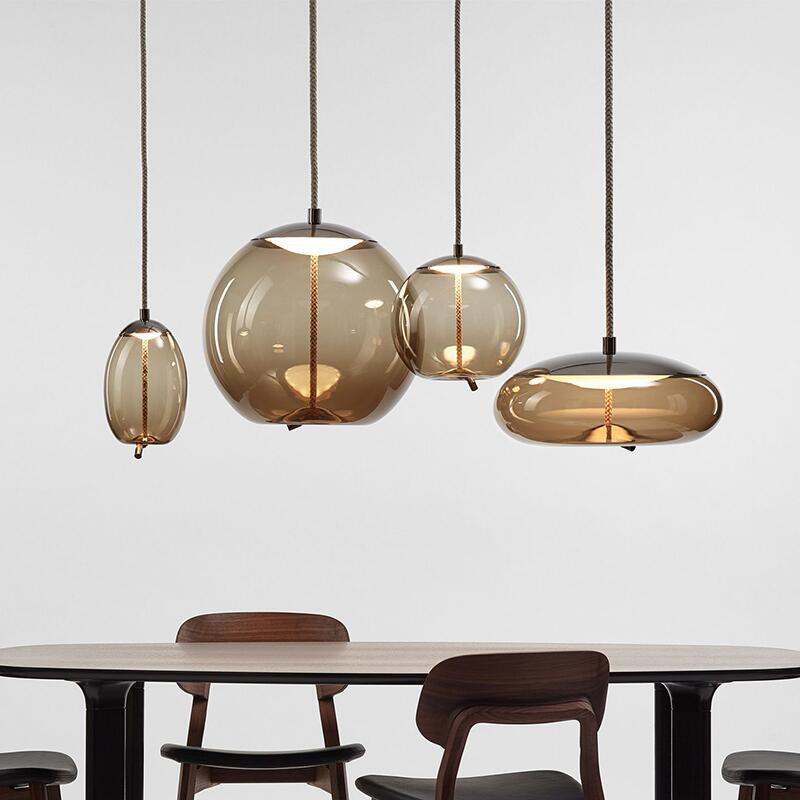 1 ascensore a soffitto leggero moderno vetro appeso per il ristorante