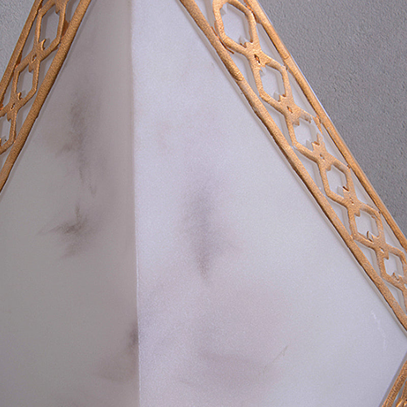 16 "/19" H Panel Plastikwandhalterung Traditionell 1 leichtes Wohnzimmer Flush -Lampe in Weiß