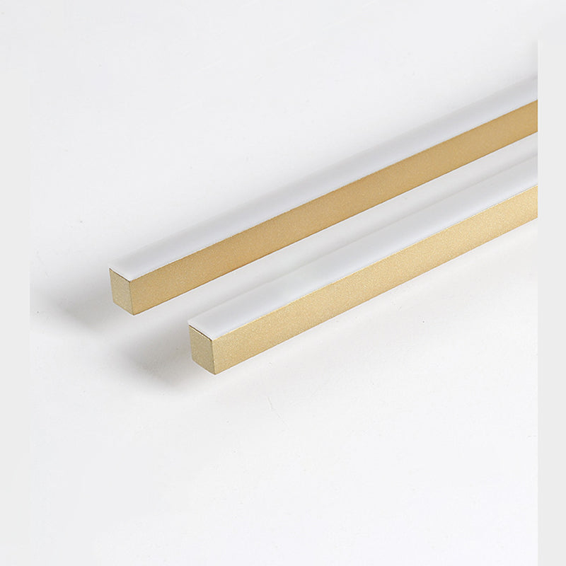 Montaggio a semi-incasso a LED in alluminio dorato in stile moderno e creativo Apparecchio da soffitto a 2 luci per luoghi commerciali