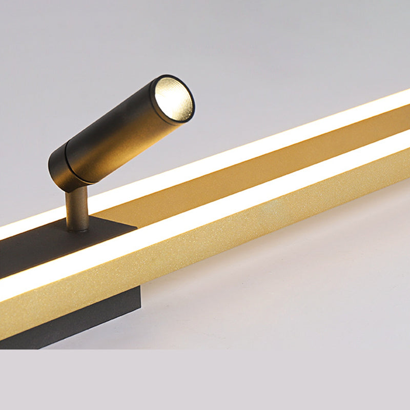 Montaggio a semi-incasso a LED in alluminio dorato in stile moderno e creativo Apparecchio da soffitto a 2 luci per luoghi commerciali